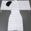 白丁4点セット−狩衣･袴･烏帽子　白張衣装　舁夫白装束